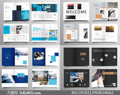 企業(yè)招商推介畫冊設計 以專業(yè)矢量素材塑造卓越企業(yè)形象